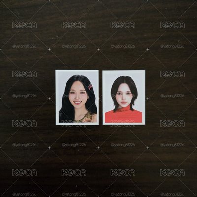 TWICE MINA 韓國年曆卡+會員禮卡