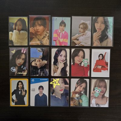 TWICE MINA 韓國年曆卡+會員禮卡