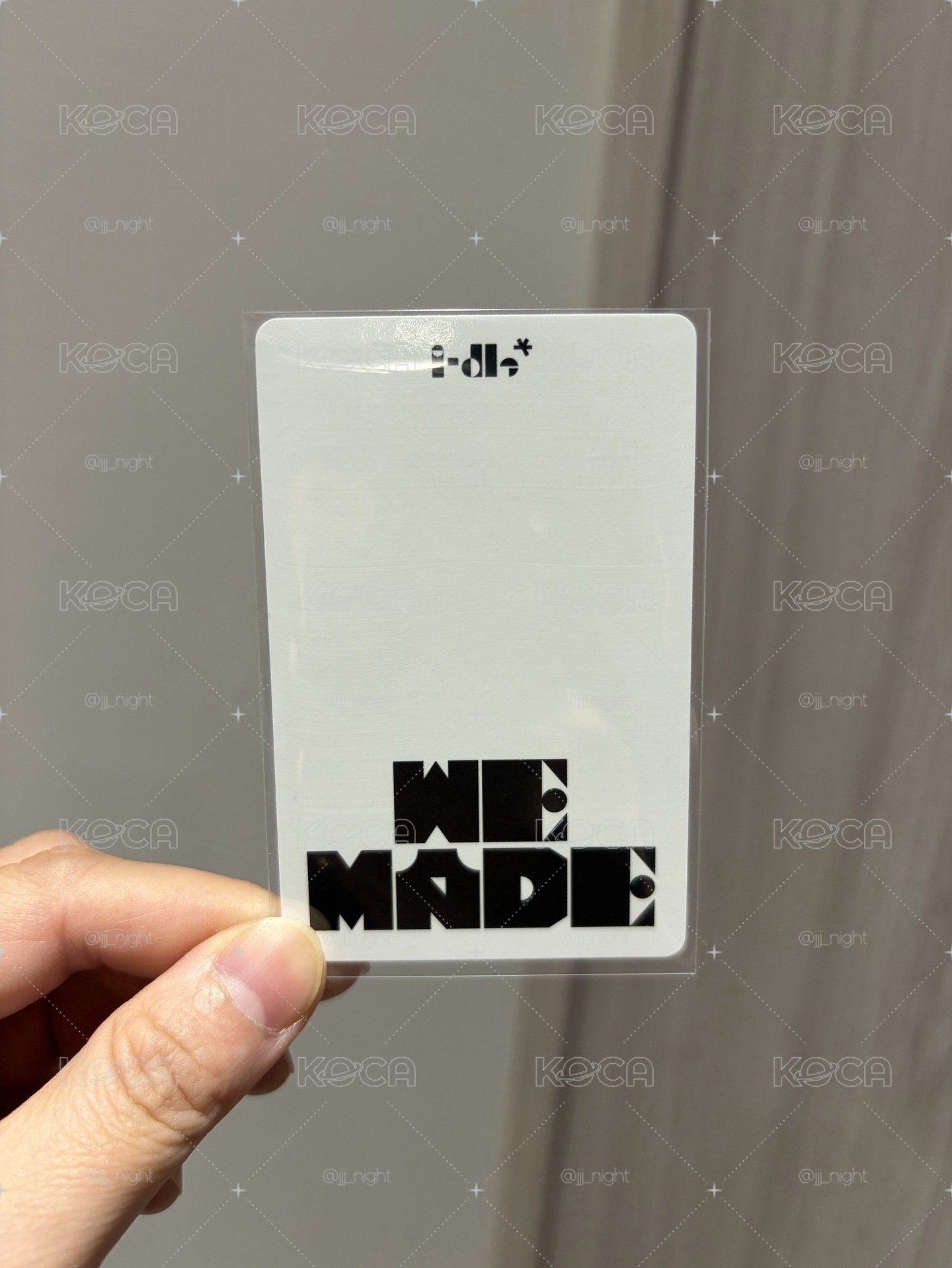 i-dle 雨琦 WE MADE 專卡