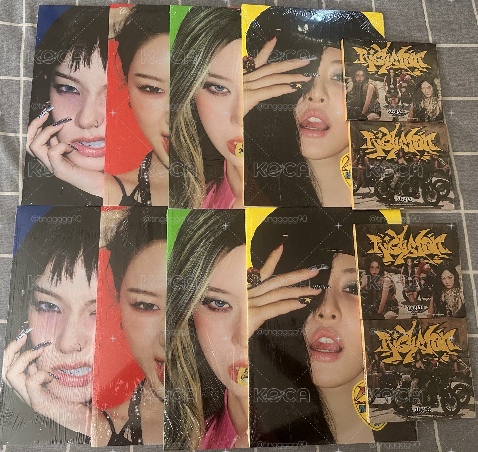aespa RM單封+日限各一套
