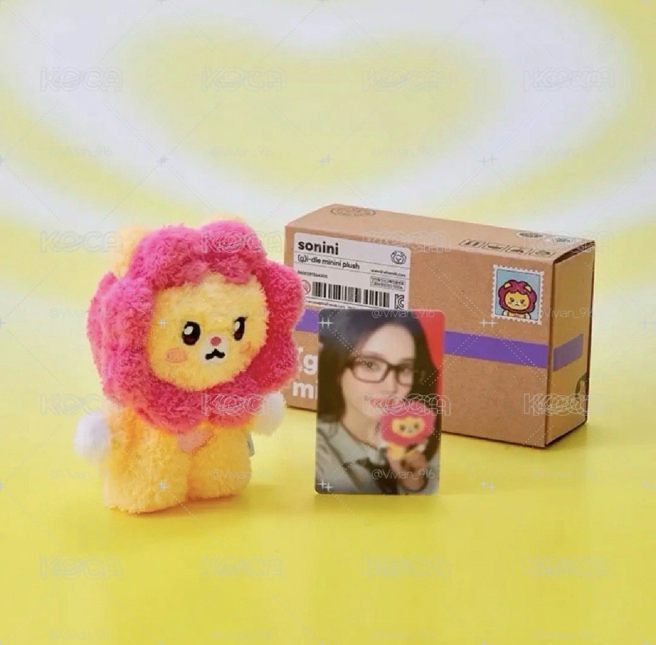 已拆含卡 迷七快閃Sonini盒娃