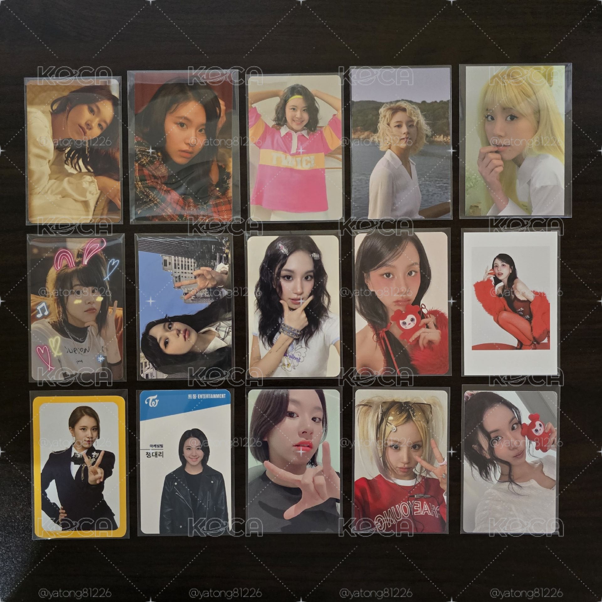 TWICE 彩瑛 韓國年曆卡+會員禮卡