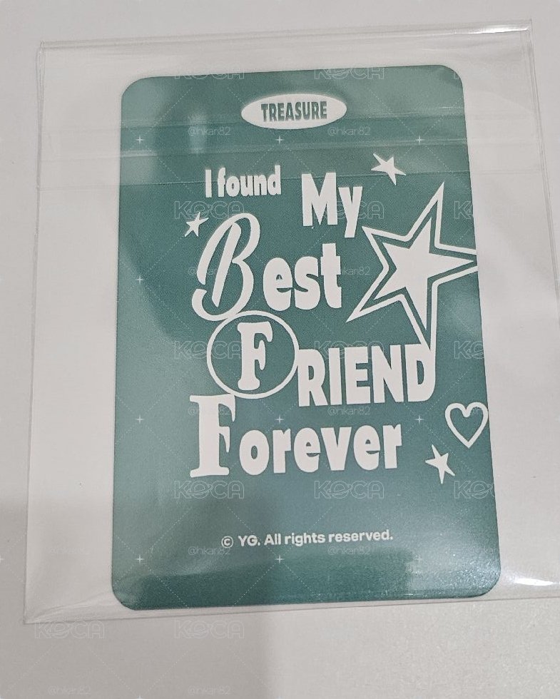 TREASURE BEST FRIEND FOREVER JIHOON 🐶