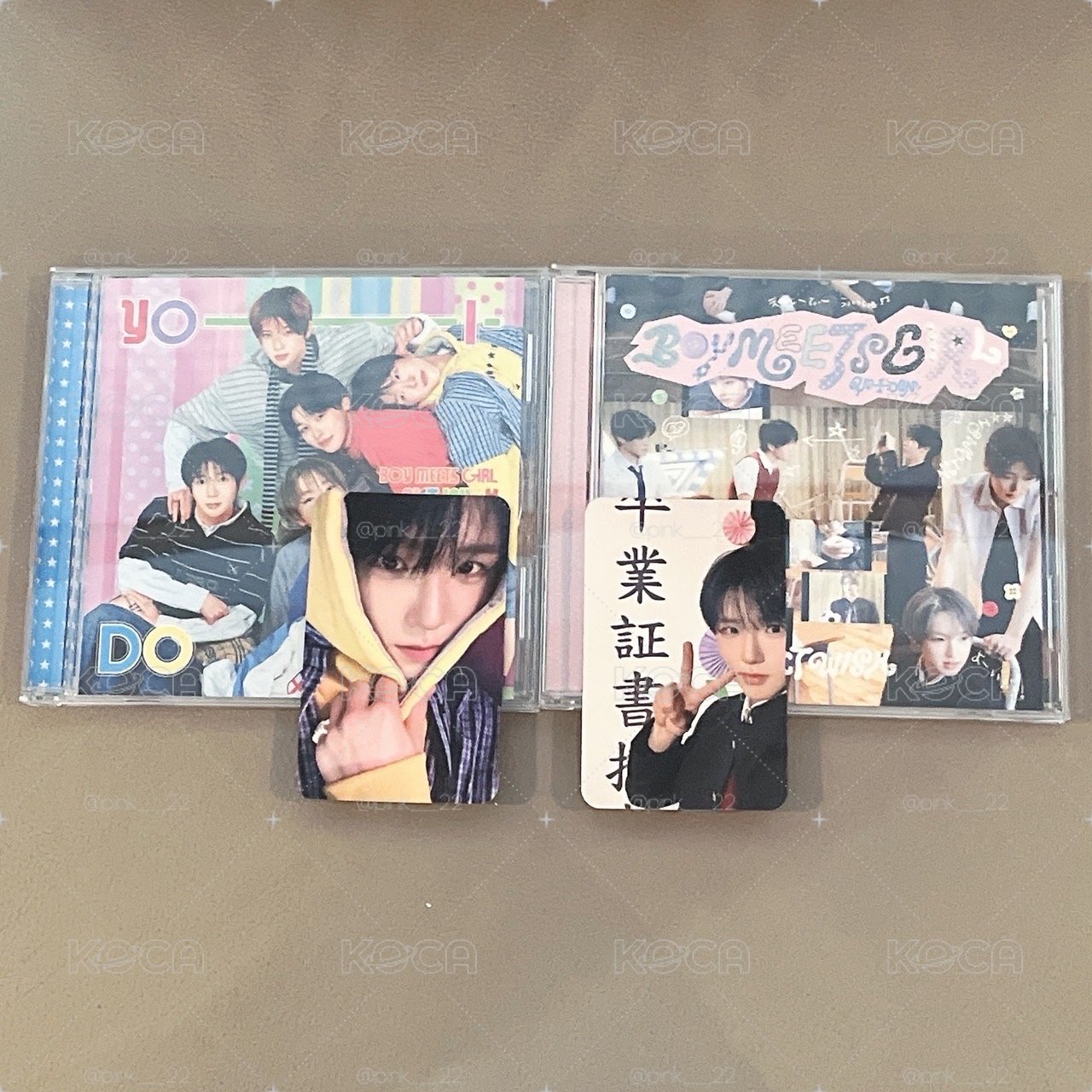 YO-I-DON! / BOY MEETS GIRL jaehee set （不含應募券）