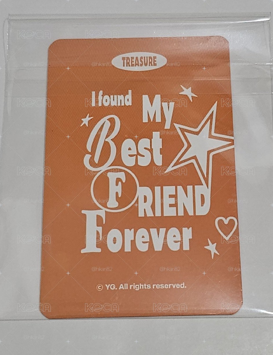TREASURE BEST FRIEND FOREVER JIHOON 🐶