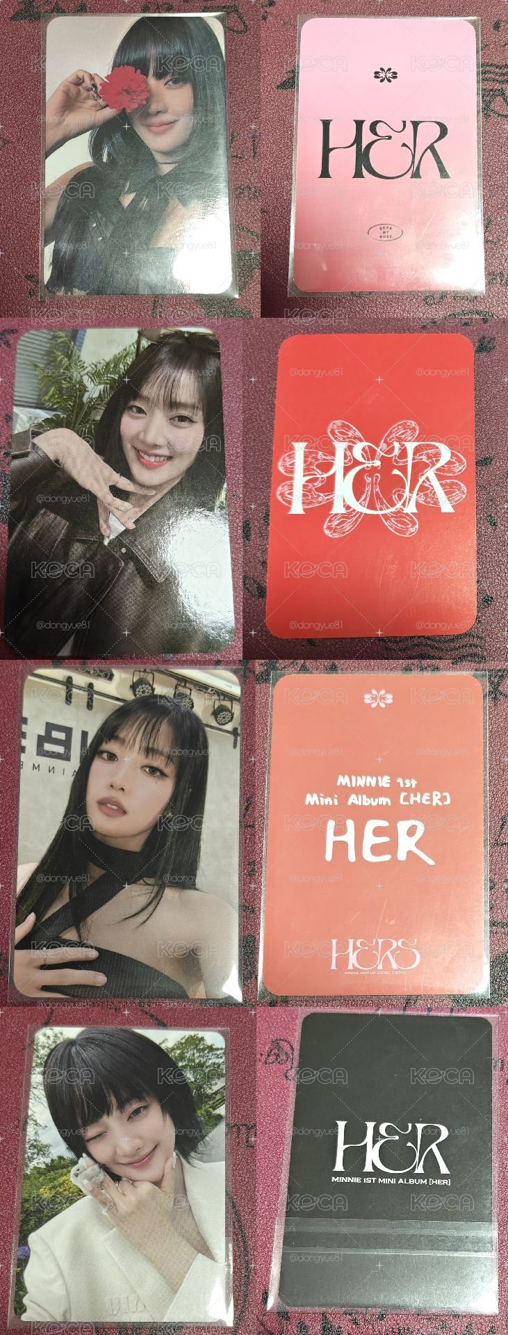 MINNIE <HER>初販黑膠【透粉色】