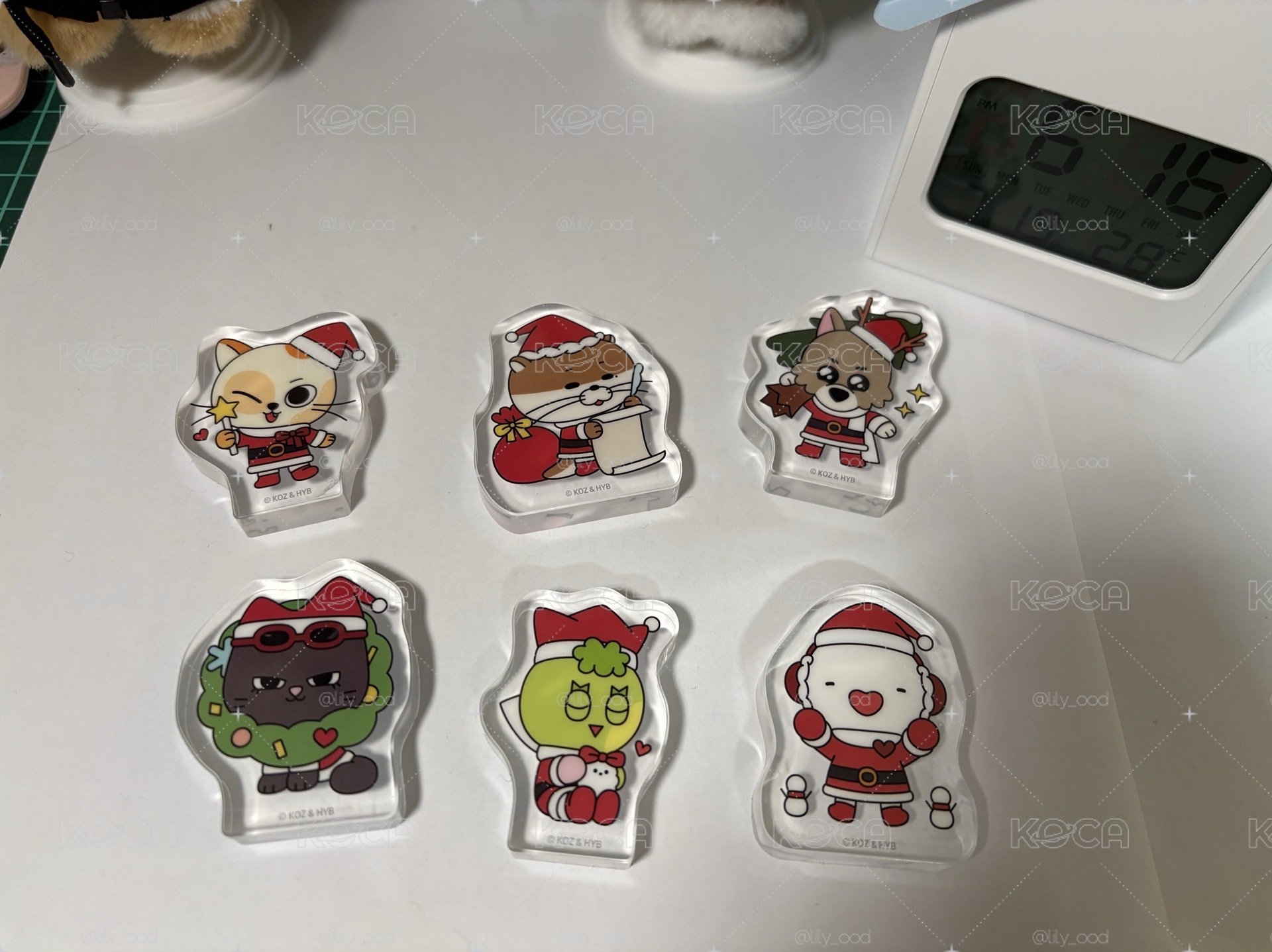 台北快閃店聖誕壓克力立牌