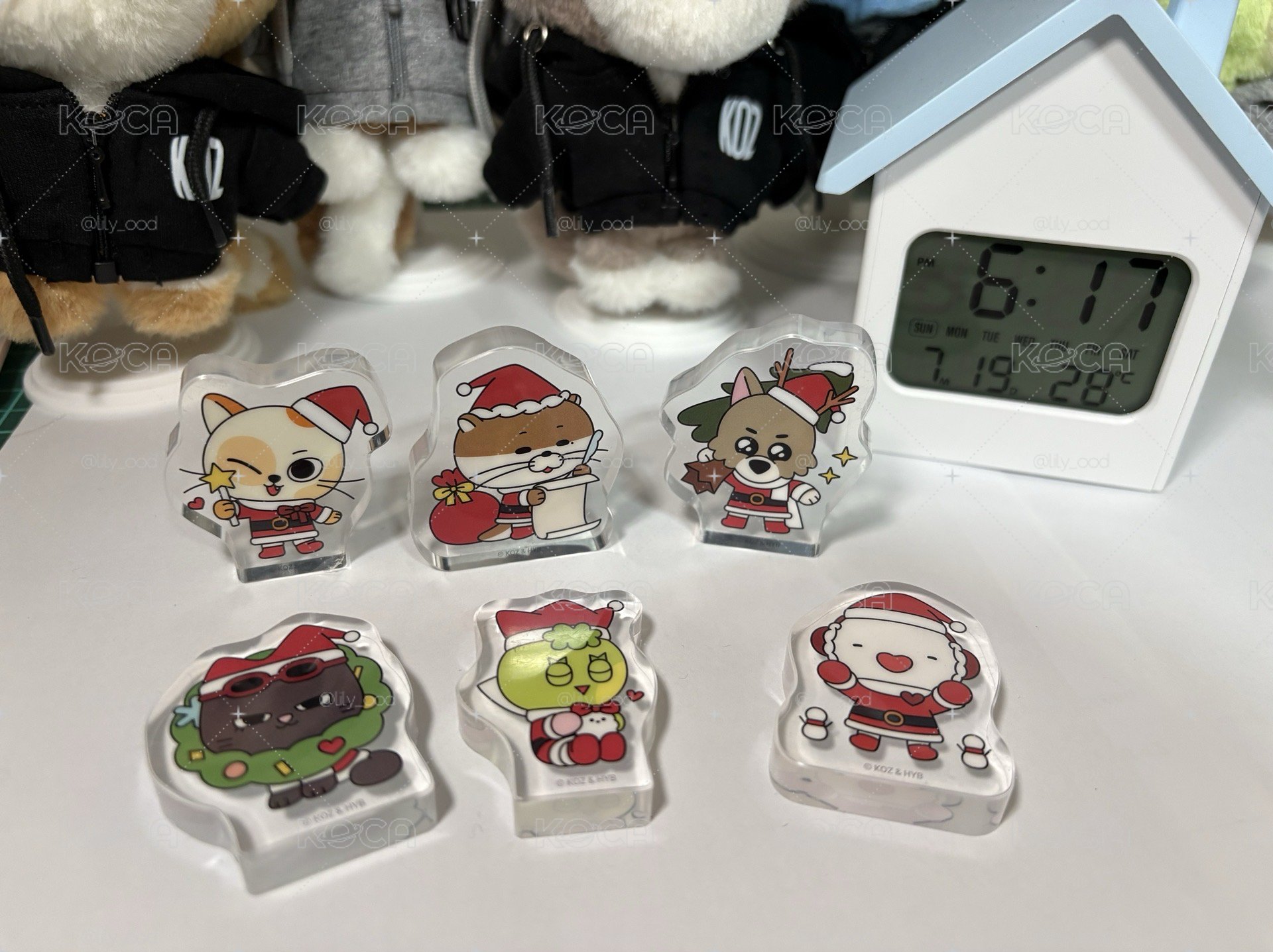 台北快閃店聖誕壓克力立牌