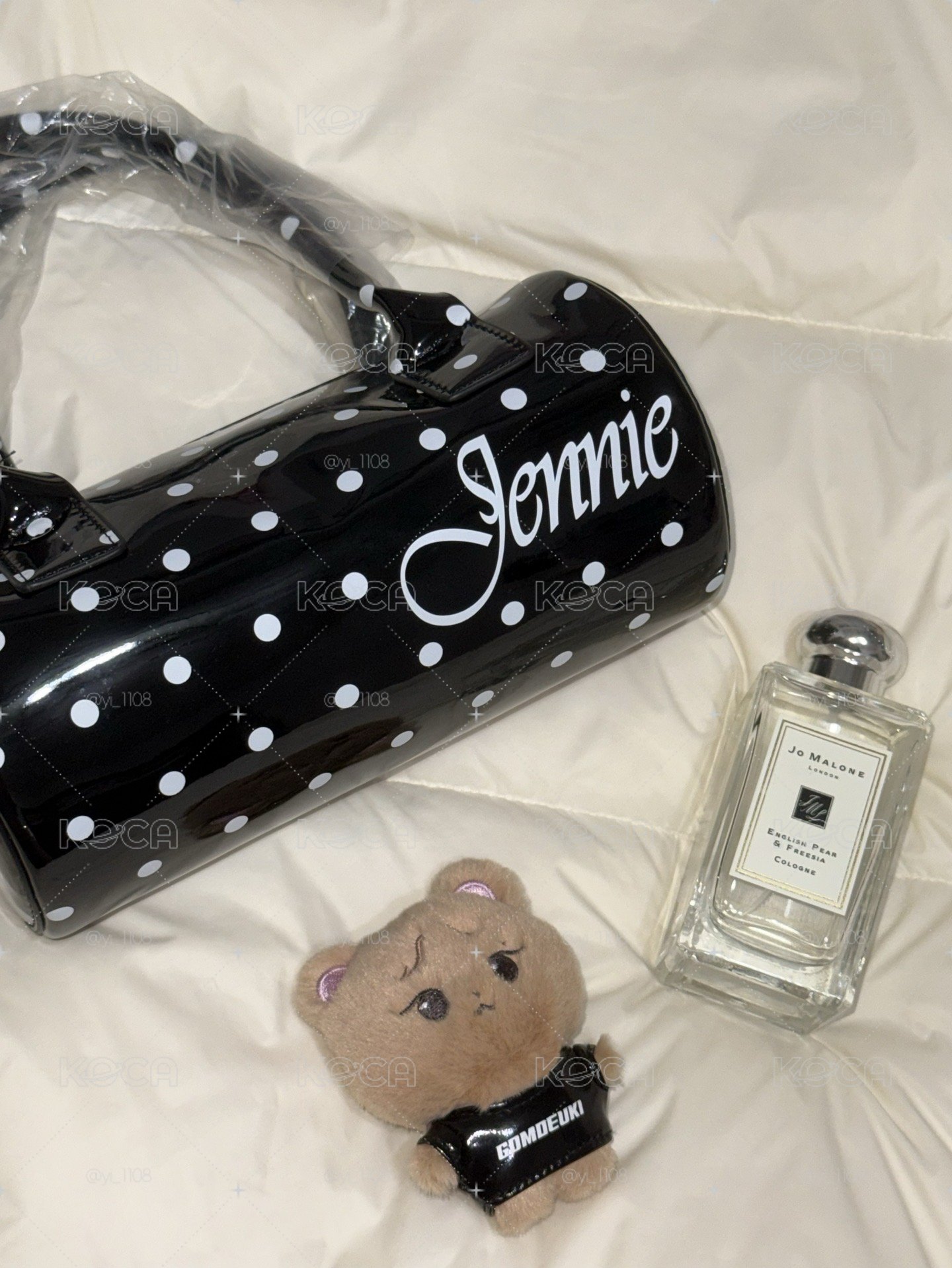 左上的 jennie 波點包 全新未使用