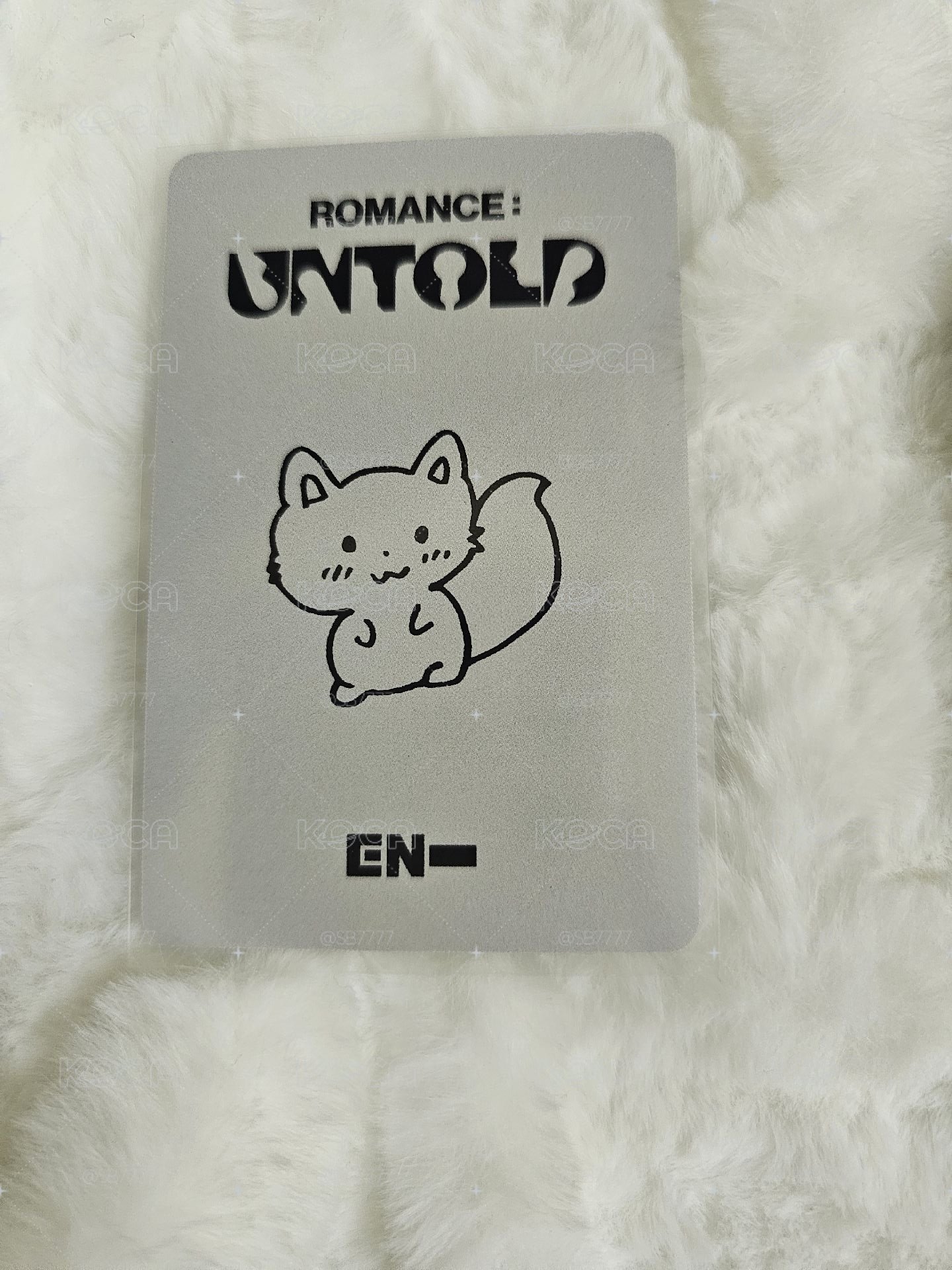 Enhypen禹 正二手繪特典