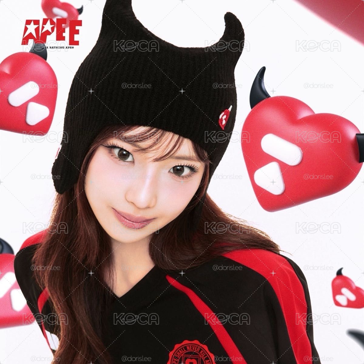 Babymomster Apee 惡魔帽