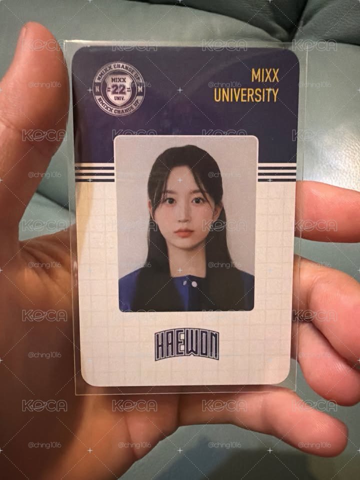 MIXX UNIVERSITY 周邊卡 ID卡
