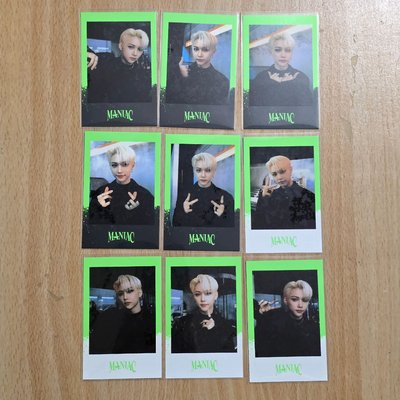 Stray Kids 二巡 MANIAC 官方周邊 拍立得滿額卡🐥Felix 菲菲 完整組