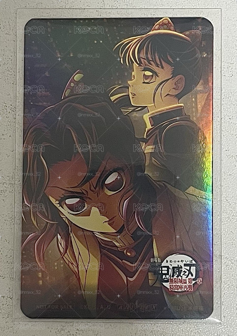 鬼滅電影入場卡