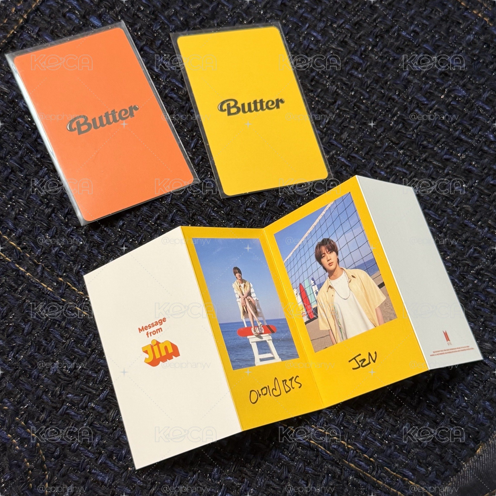 JIN / Butter Set 隨機封入 小卡2版本+訊息卡
