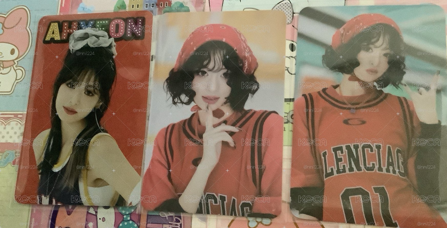 辣醬雅賢小卡三張