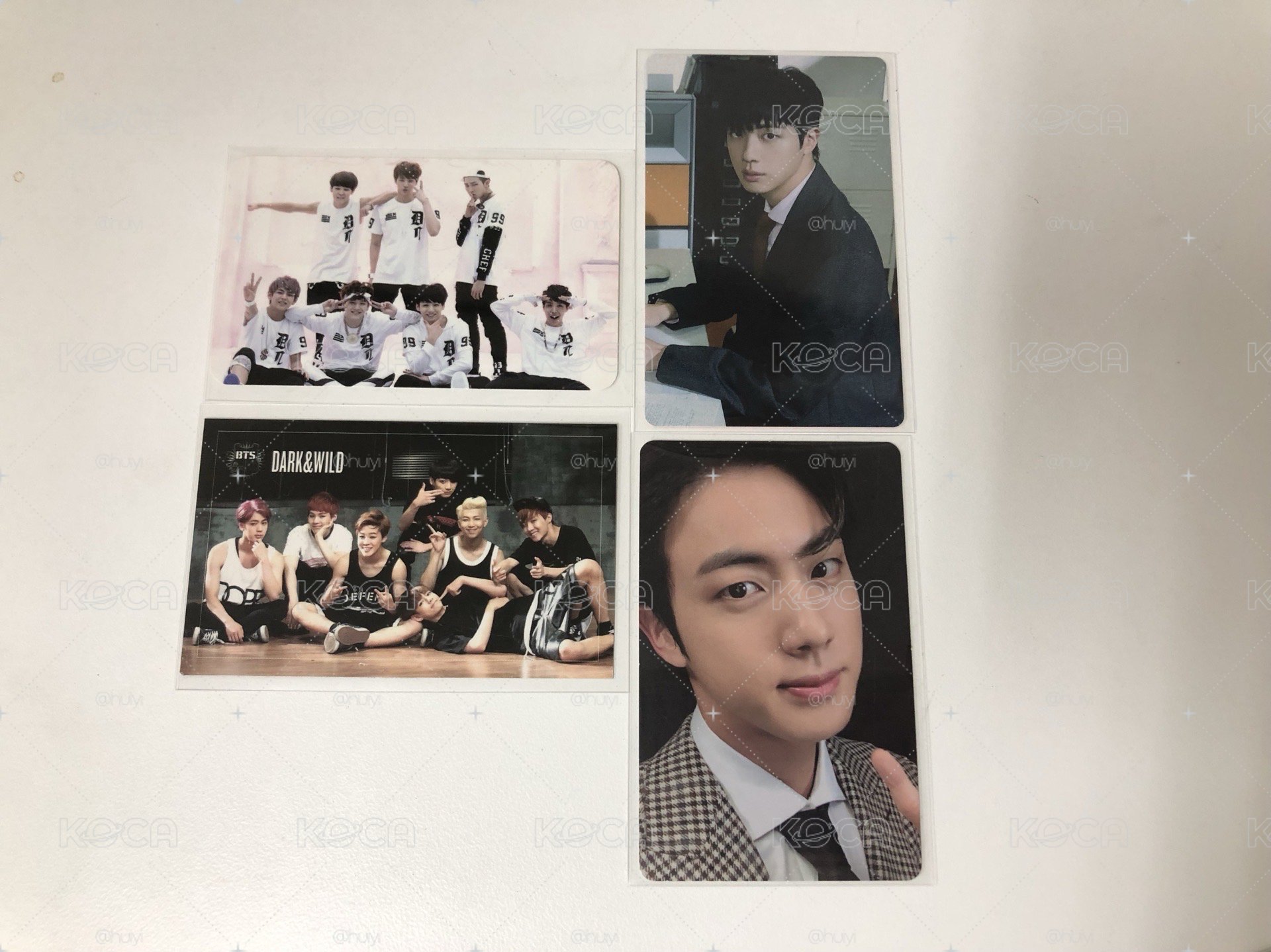 BTS 金碩珍 小卡