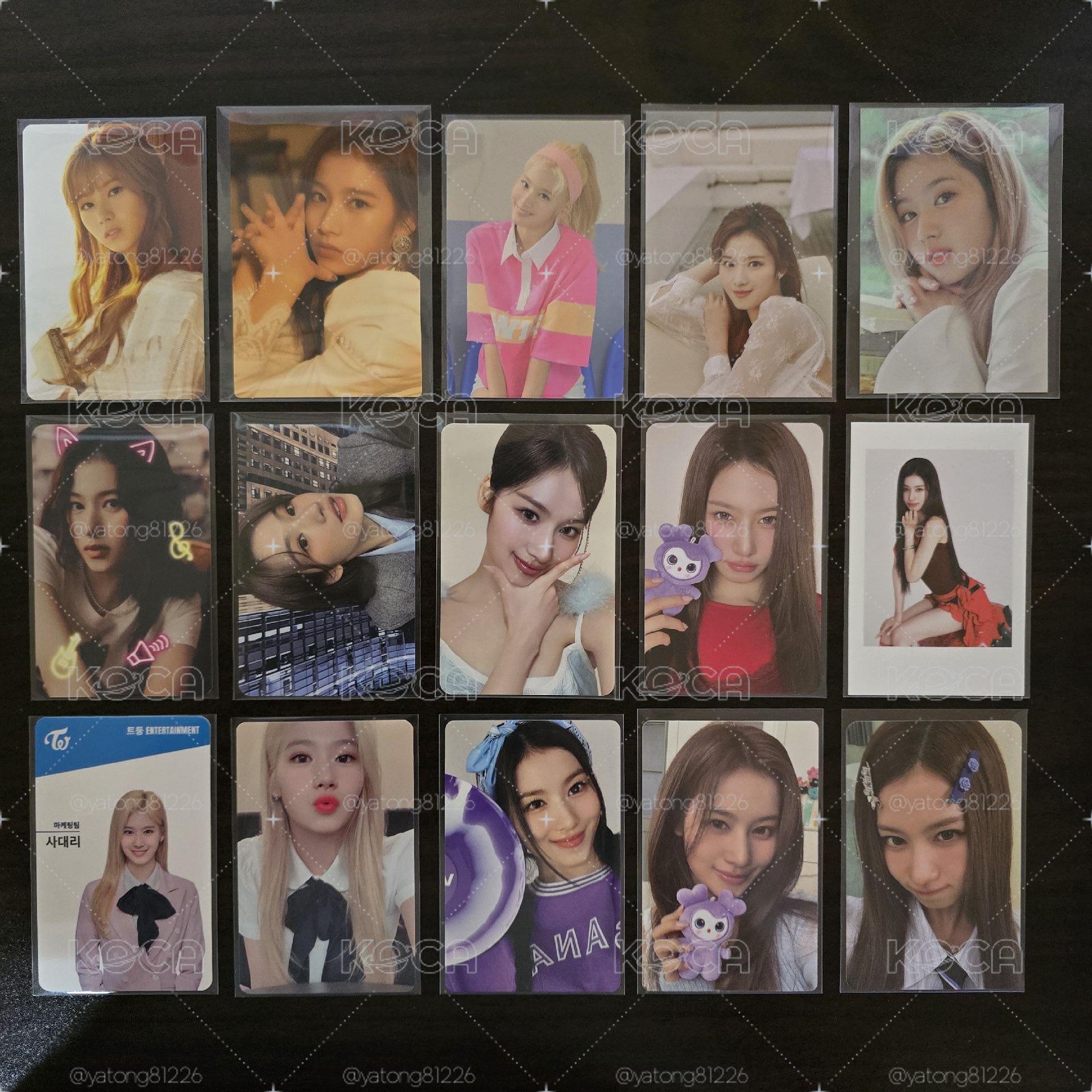 TWICE SANA 韓國年曆卡+會員禮卡