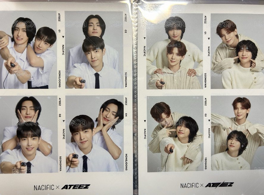 ATEEZ 朴星化 NACIFIC 小卡+四格整套