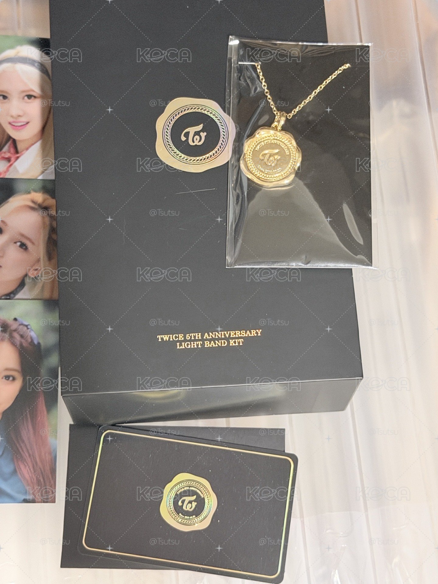 （現貨整套出僅拆檢 一日左右寄出）twice 絕版 五週年 手錶燈 手燈卡
