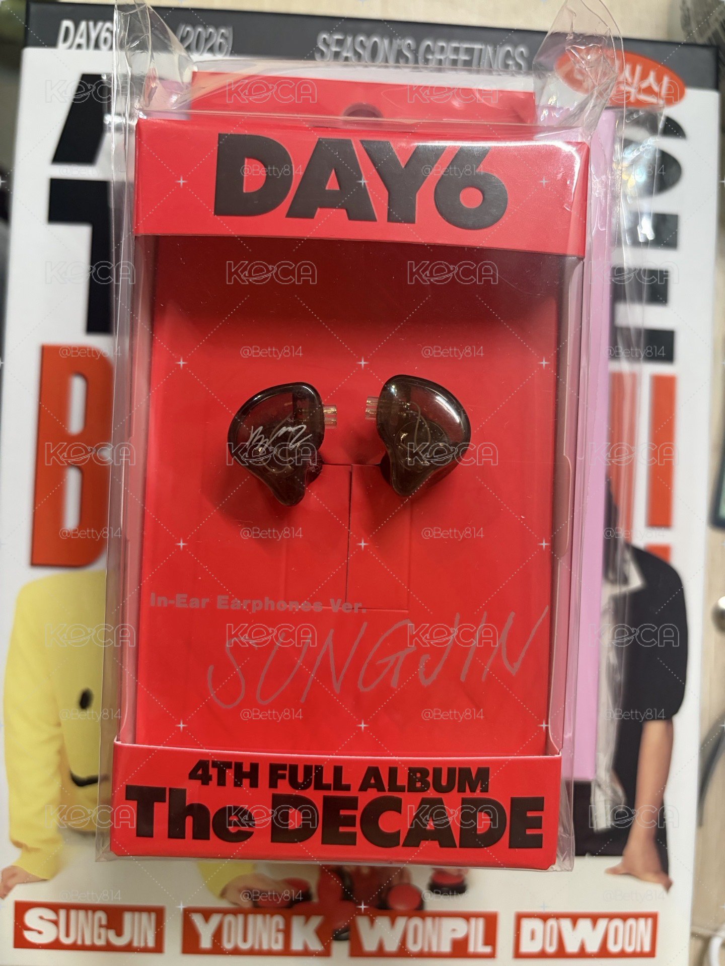 Day6 sungjin 耳機專 全新