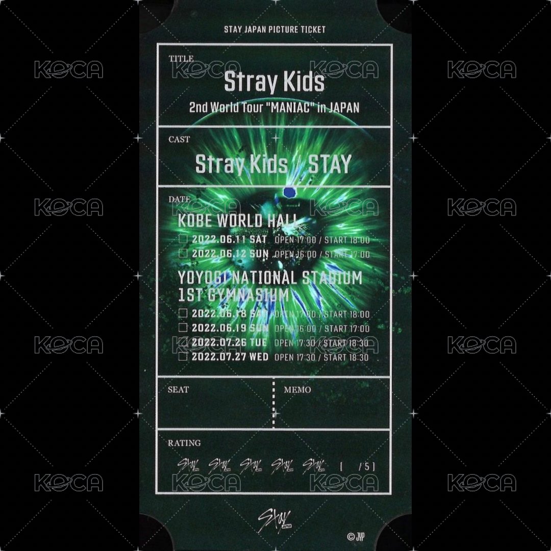 JAPAN Fanclub 限定票券