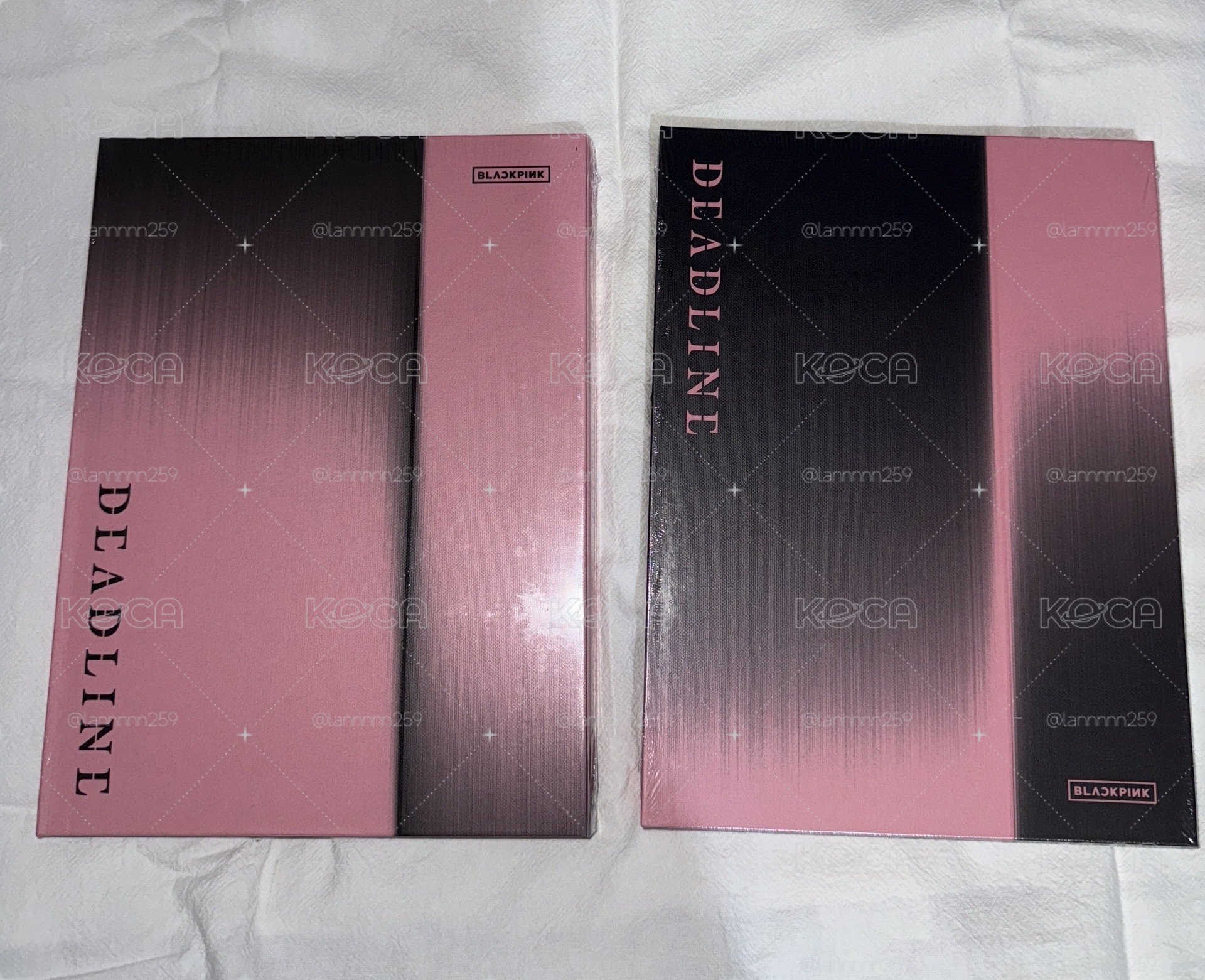 BLACKPINK DEADLINE專輯 BLACK ver+PINK ver+一套wvs特典