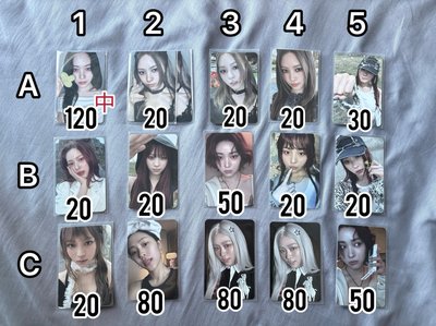 ITZY 彩領 留真 小卡 特典 專卡 金髮 