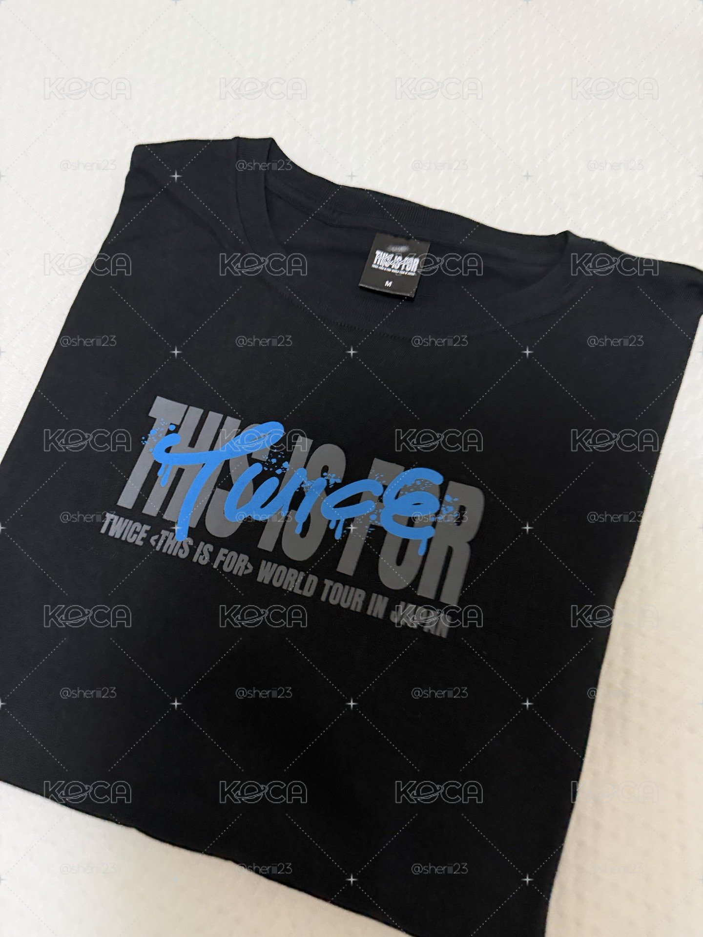 TWICE THIS IS FOR WORLD TOUR IN JAPAN 子瑜 潑漆T恤 M