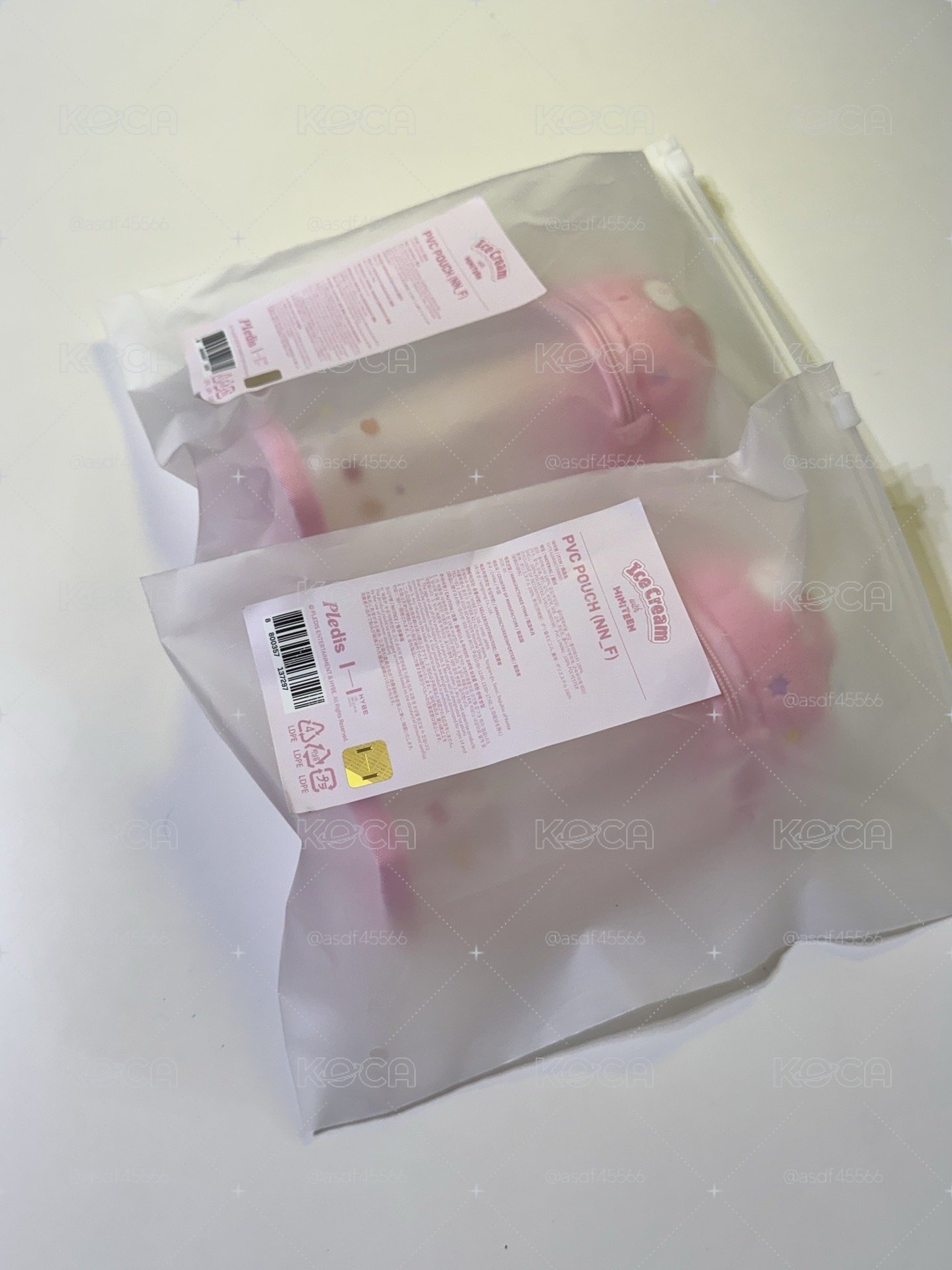 	[Ice Cream] PVC POUCH 娃包
