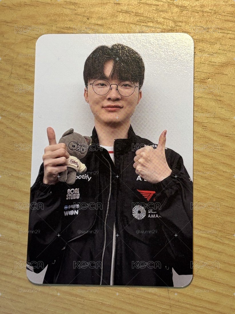 Faker 15公分娃卡