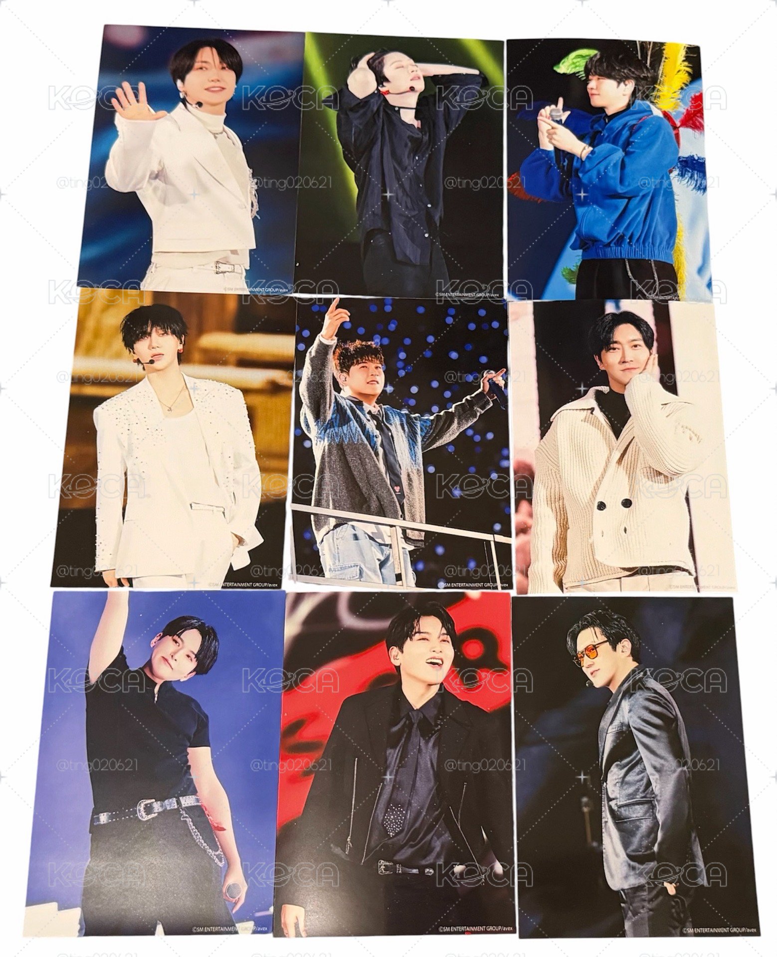 SJ 日本 7-11 相片 明信片Super junior SS10 生寫真