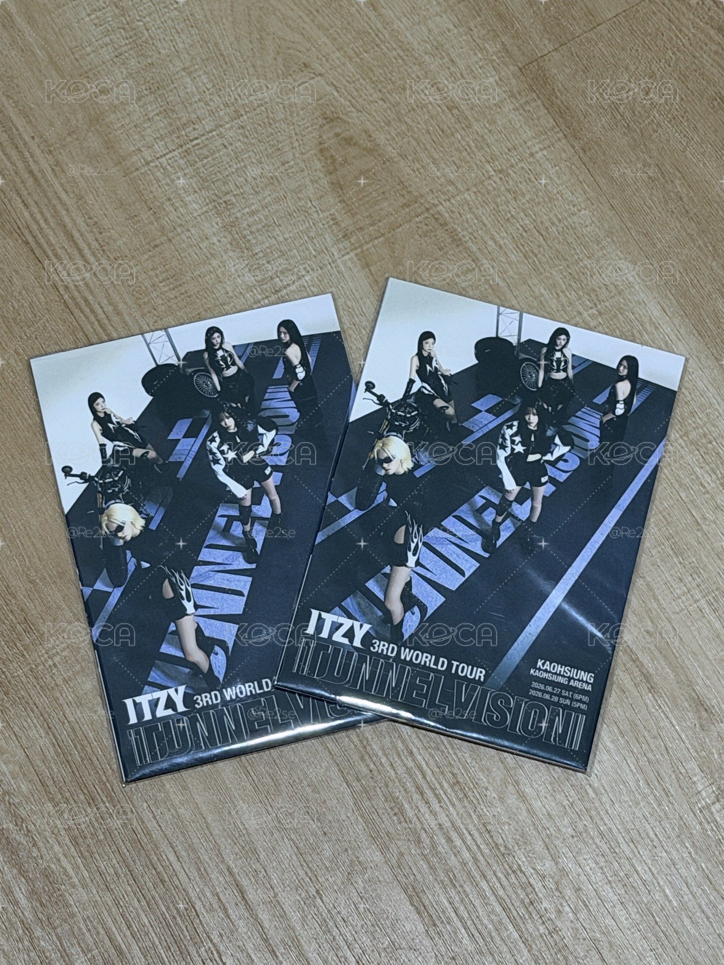 ITZY 三巡高雄場明信片