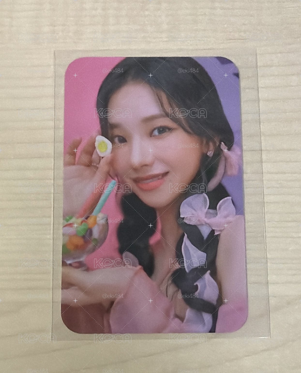 aespa karina 白情 周邊卡