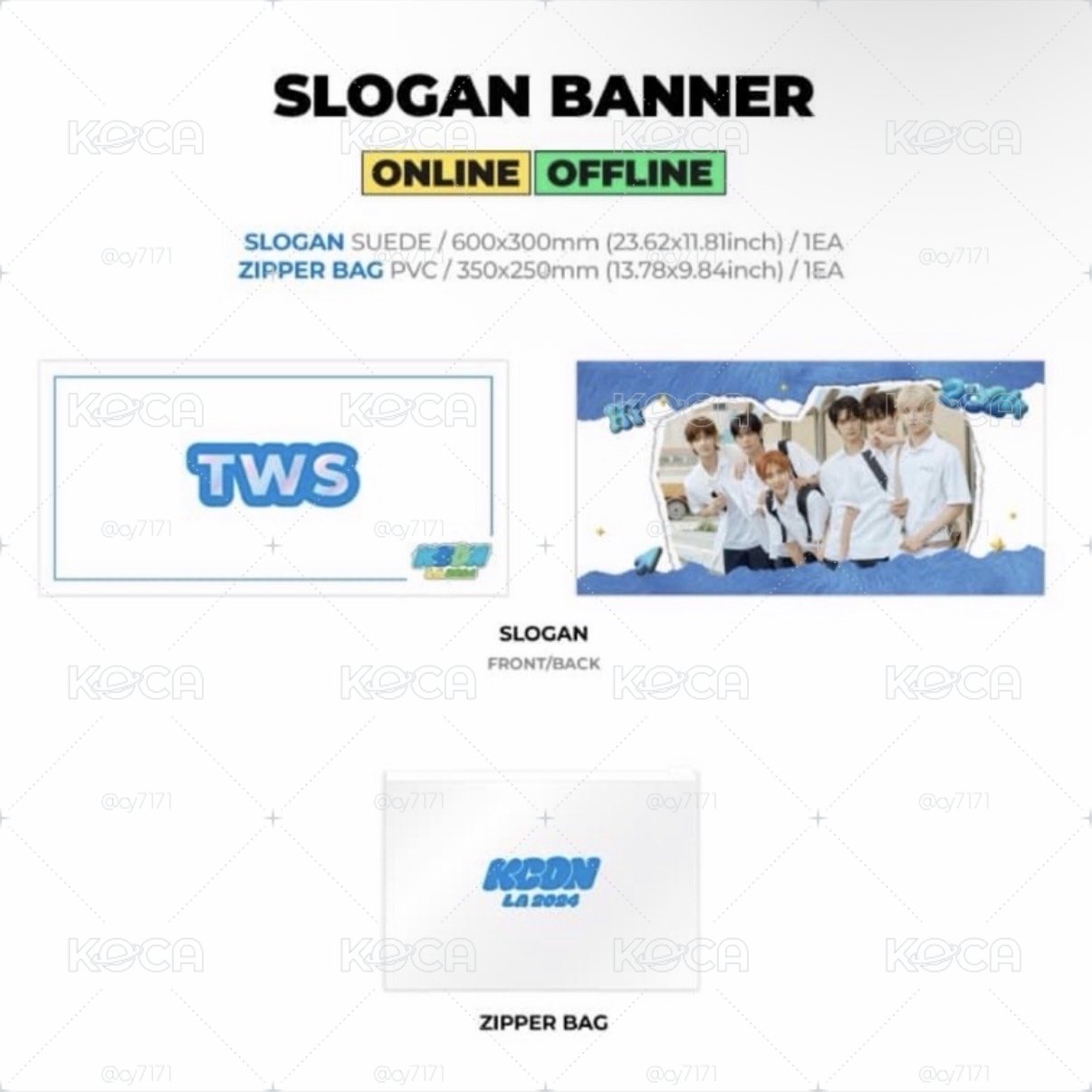 KCON LA 2024 手幅