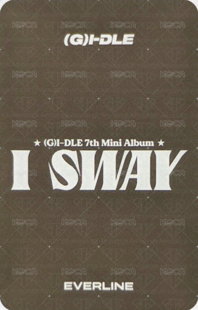 I SWAY el 線下3.0 幸運卡  背面