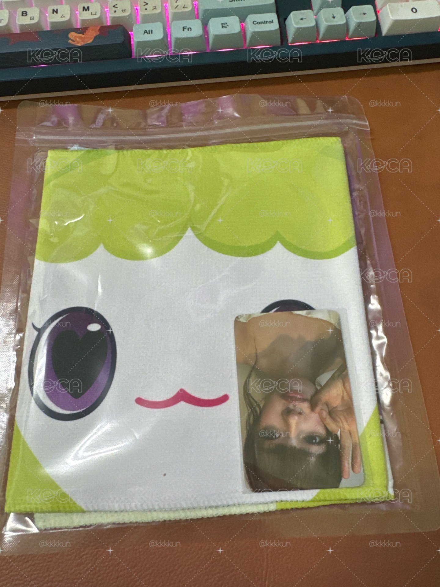 定延 韓國場手幅