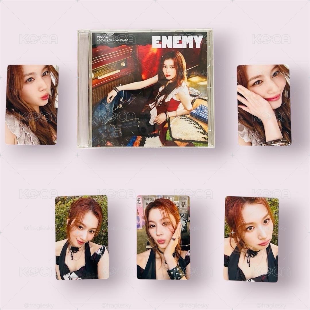 twice enemy sana單封 附5張小卡