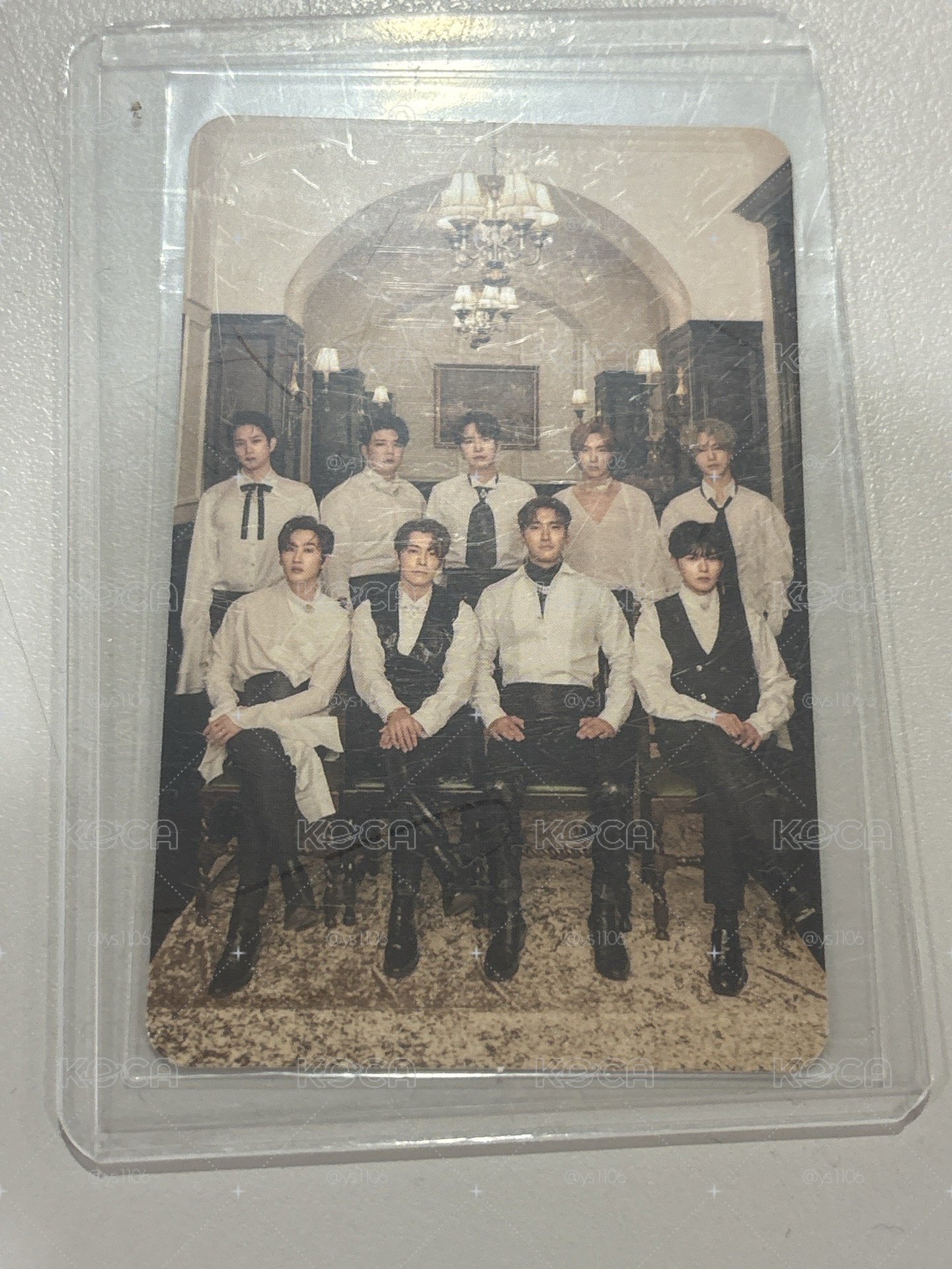 SUPER JUNIOR 正規10 Renaissance ver. 專輯卡 