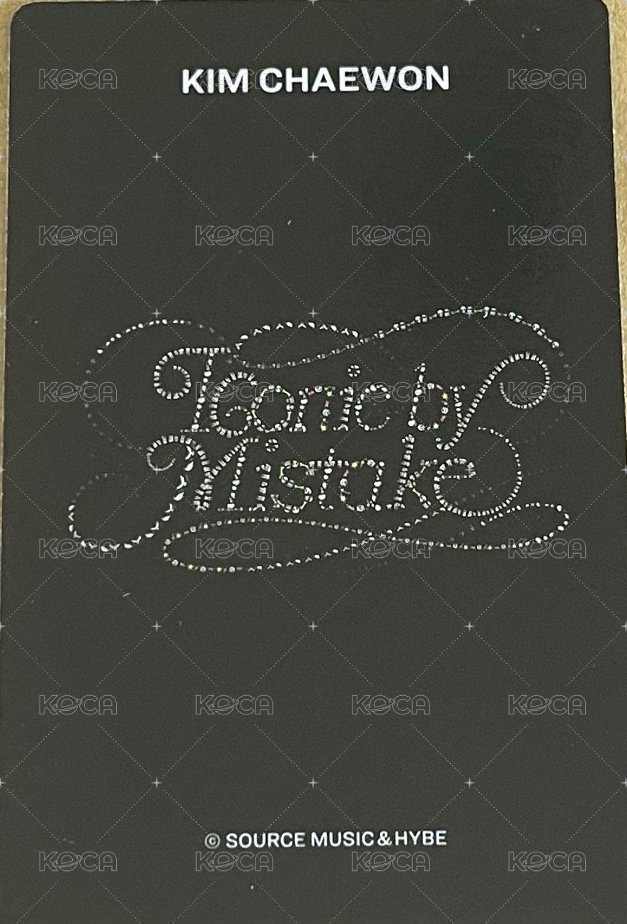ICONIC BY MISTAKE 周邊卡  背面