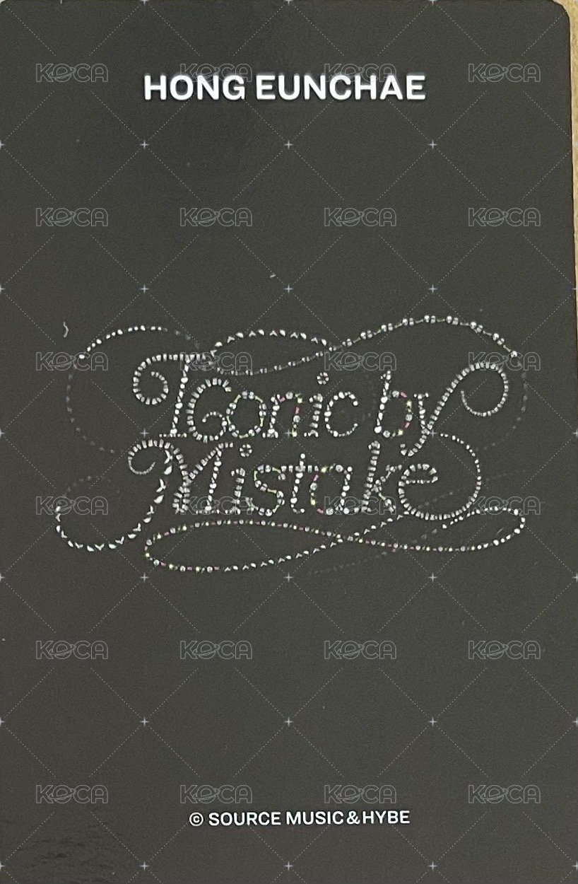 ICONIC BY MISTAKE 周邊卡  背面