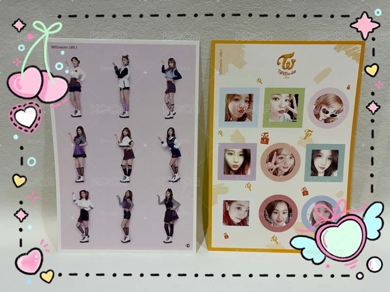TWICE coaster: LANE 2 貼紙