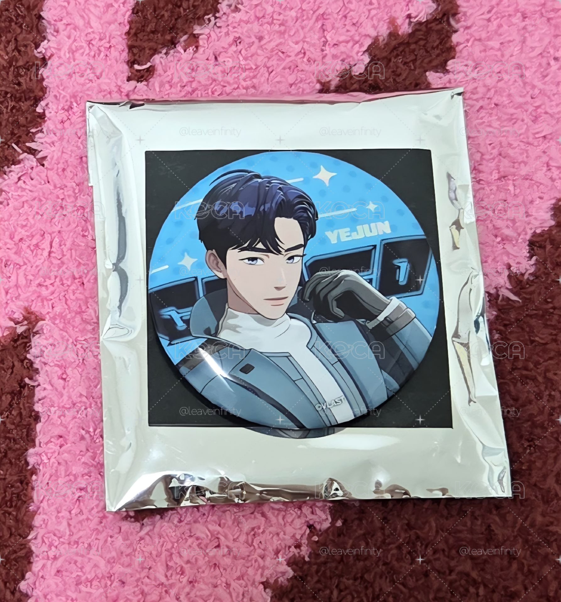 PLAVE Born Savage💙藝俊白衣戰鬥服徽章