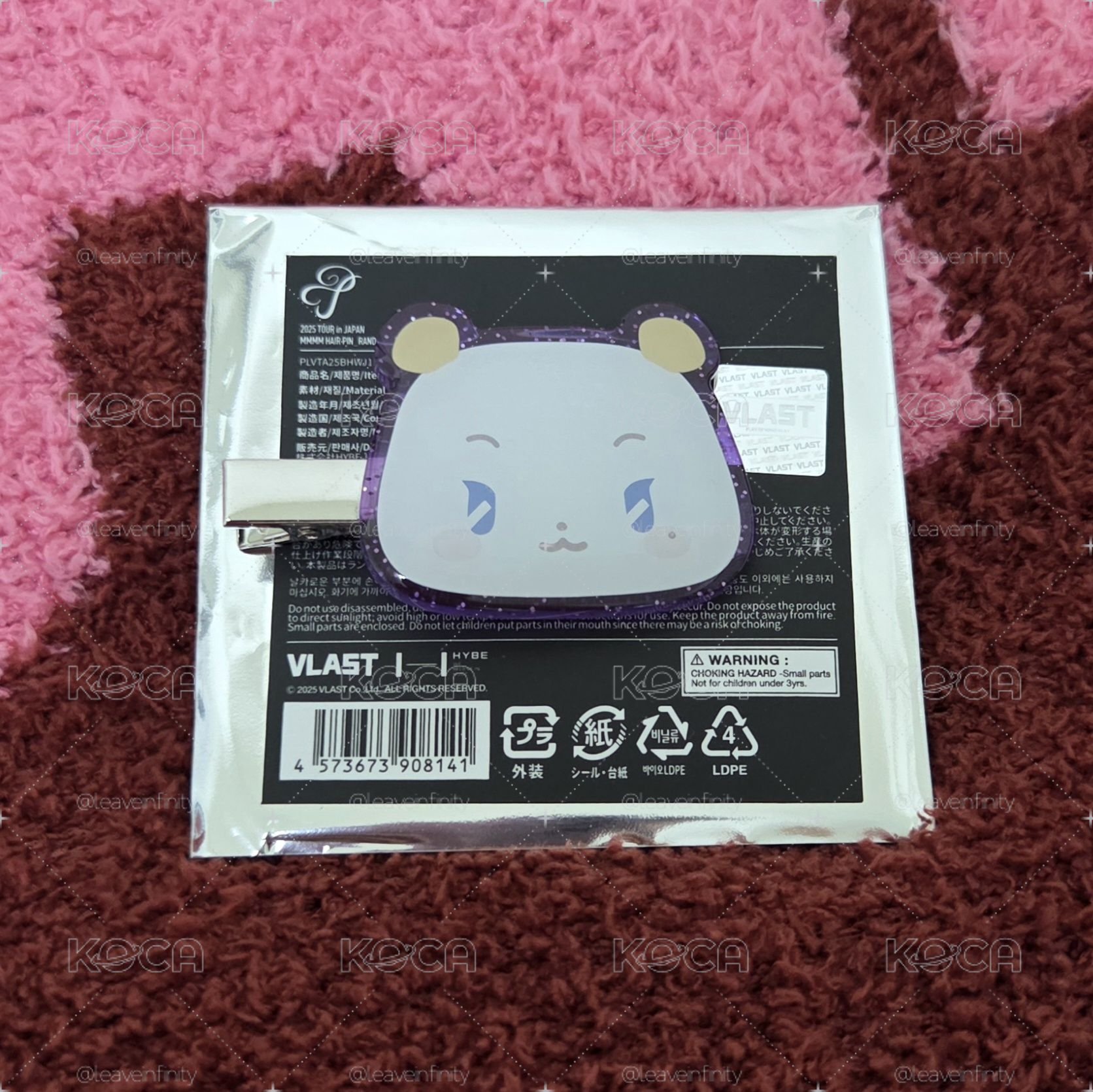 PLAVE 亞巡日本場💜諾亞MMMM髮夾