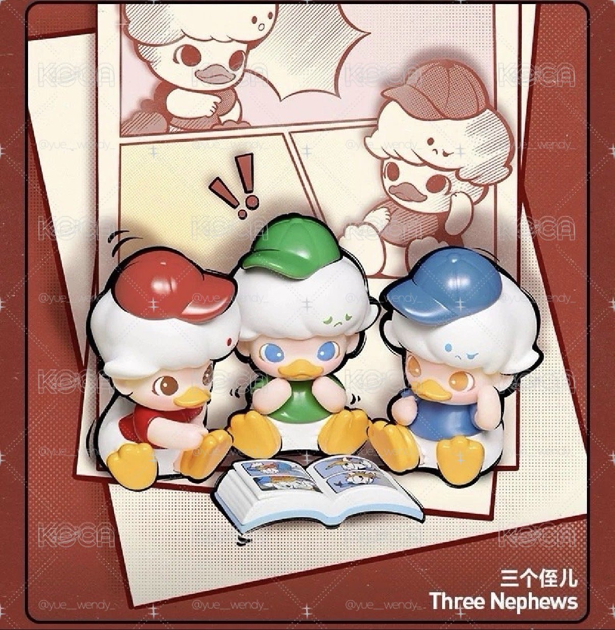 Dimoo迪士尼系列 三個姪兒