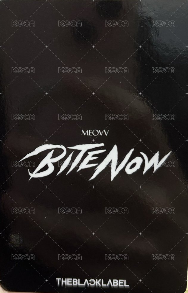 BITE NOW 購物包 周邊卡  背面