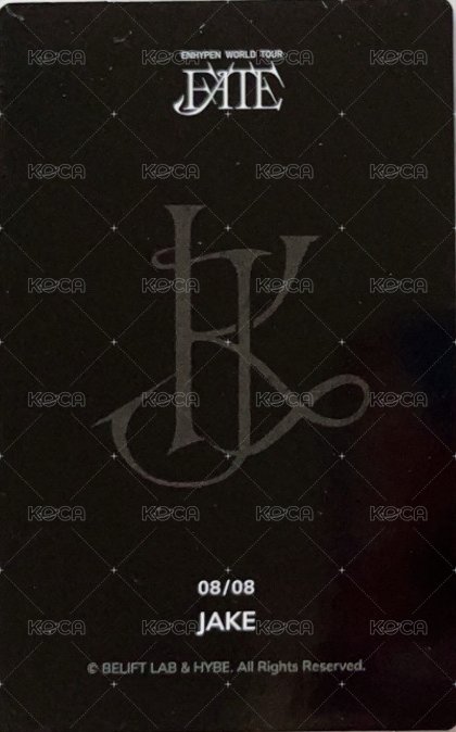 FATE世巡 隨機卡 08/08 背面