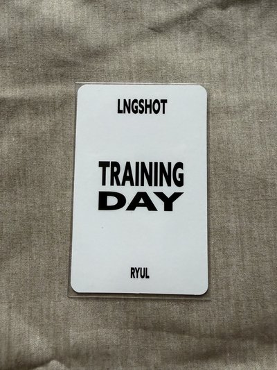 Training Day EP 金栗專輯卡 