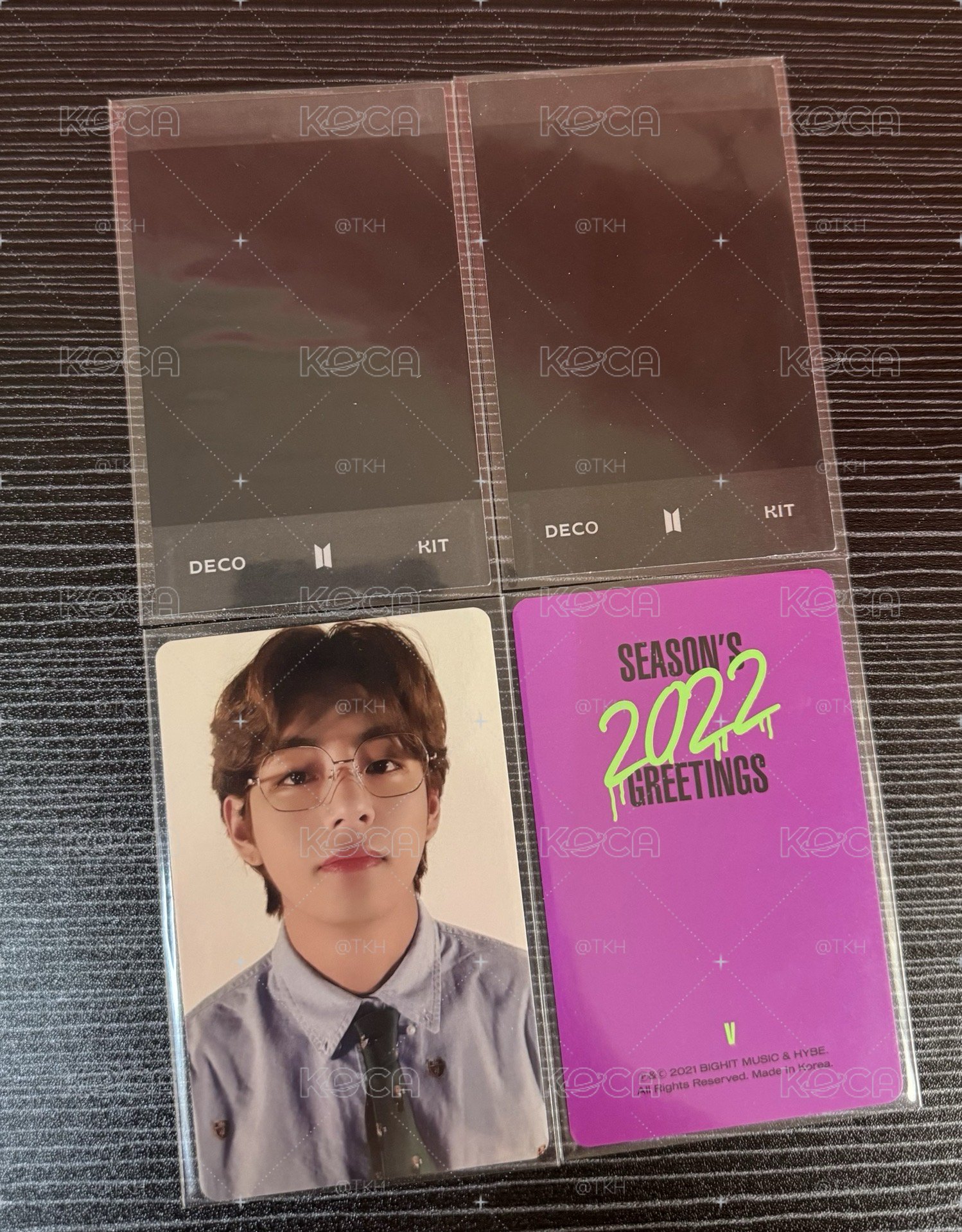 BTS 泰亨DECO 2022年曆小卡
