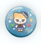 DIVE into MINIVE 徽章 